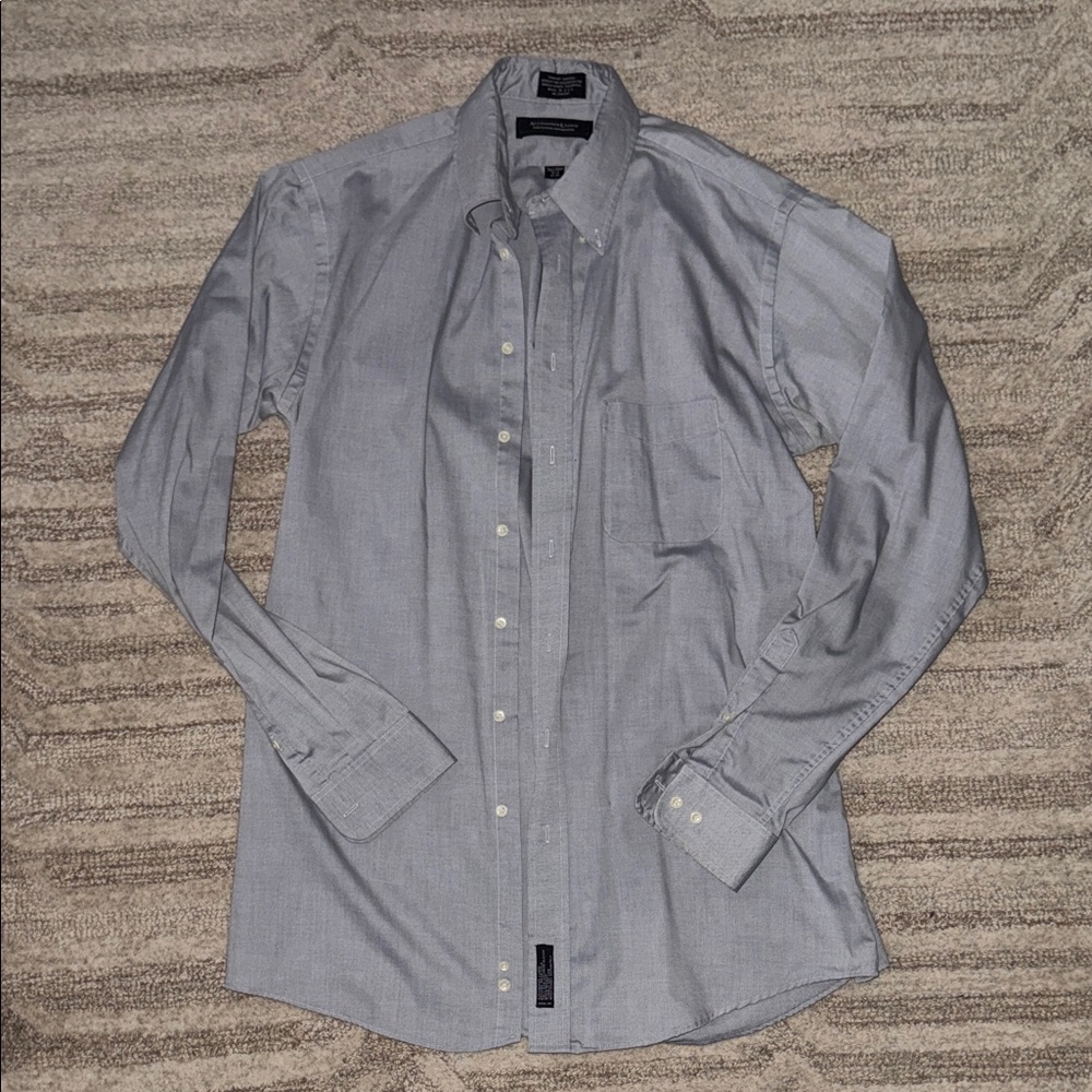 Alexander L Loyd Men's Gray Dress Shirt